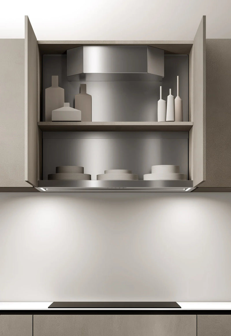 Airforce Inside In 90cm Built-In Cooker Hood with Touch Control- Stainless Steel Finish