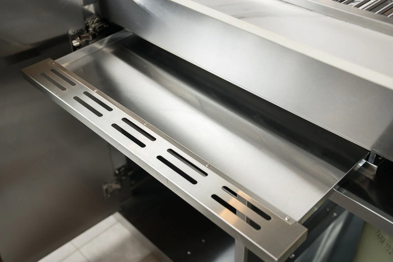 Goriller Outdoor Kitchen Alpha | 4-Burner Gas Grill, Refrigerator & Sink | 2.3m