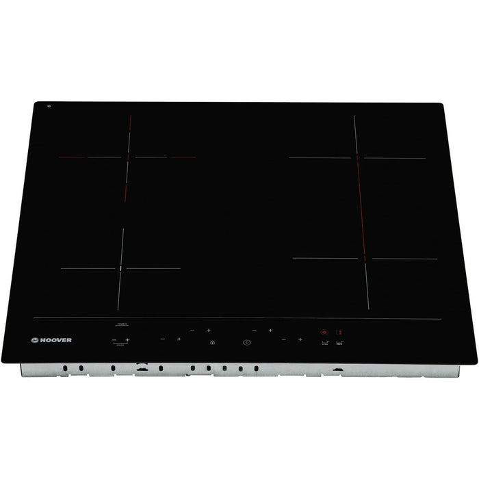 Hoover HH64DBB3P 60cm Touch Control Ceramic Hob With Bridge Zone - Black Glass