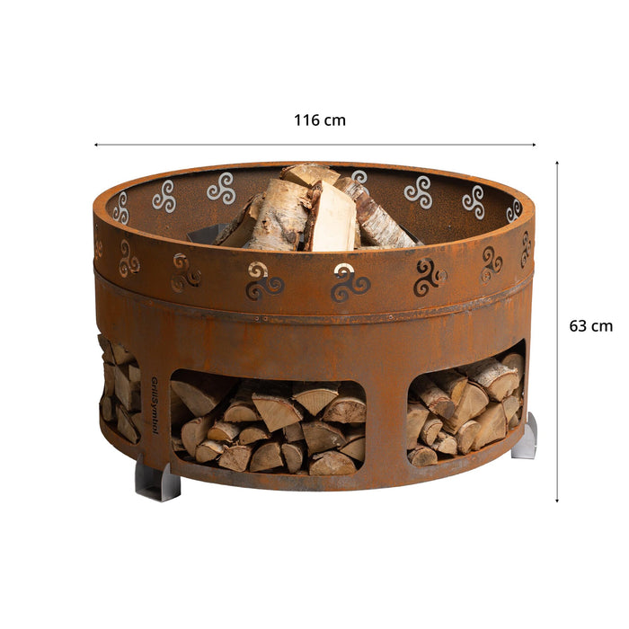 GrillSymbol Fire Bowl Antigo ∅ 116 cm