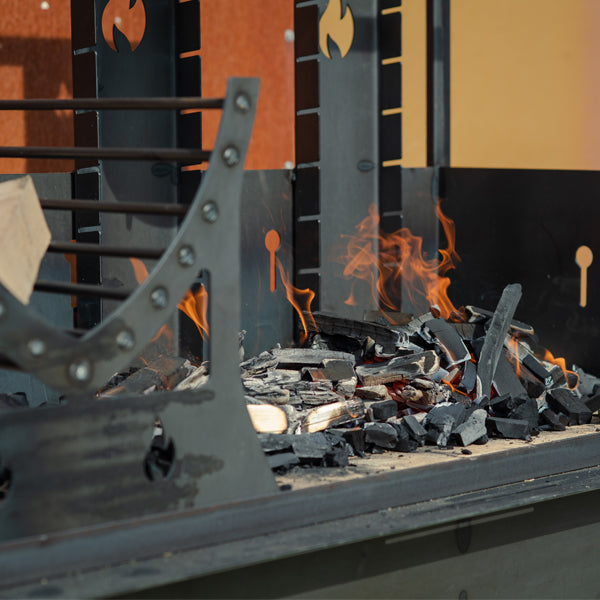 Parrilla asado Doble BBQ with RotisserieX X today is it