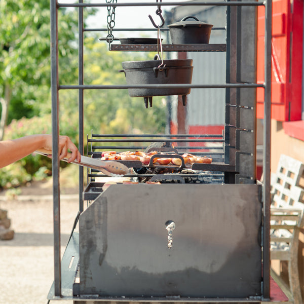 Parrilla asado Doble BBQ with RotisserieX X today is it