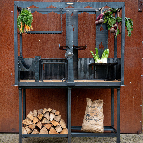 Parrilla asado Doble BBQ with RotisserieX X today is it