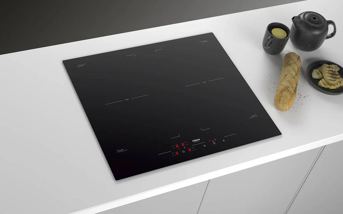 Airforce B4 60cm Induction Hob 4 Cooking Zones & Bridging Functions Integra Ready