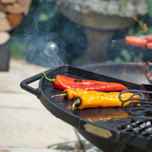 BBQ King 80 with Two Swing Arm BBQ Racks