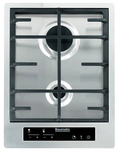 Baumatic BHG420SS 38cm Premium-Line Touch Control Gas Hob in Stainless steel
