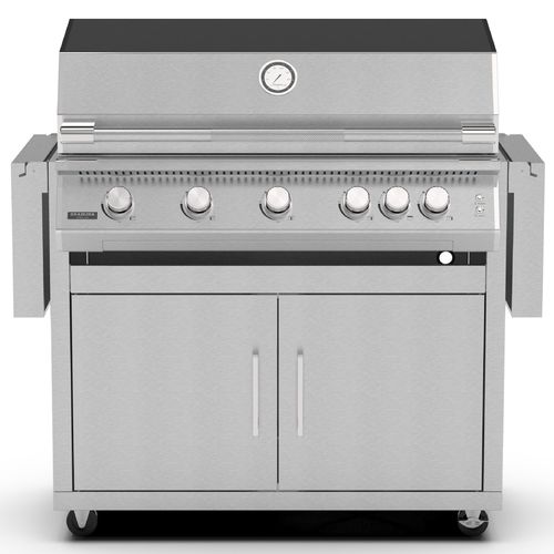 Brabura Fusion 500 Stainless Steel Built-In Gas BBQ With Cart