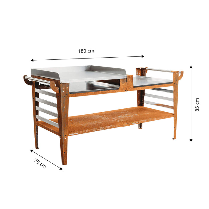 GrillSymbol Base Baso-XL for the pizza oven