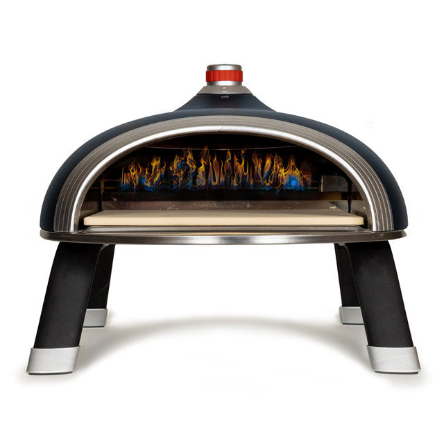 DeliVita Diavolo Gas Fired Pizza Oven in Blue + FREE Organic Turmeric Pizza Dough Pack of 12
