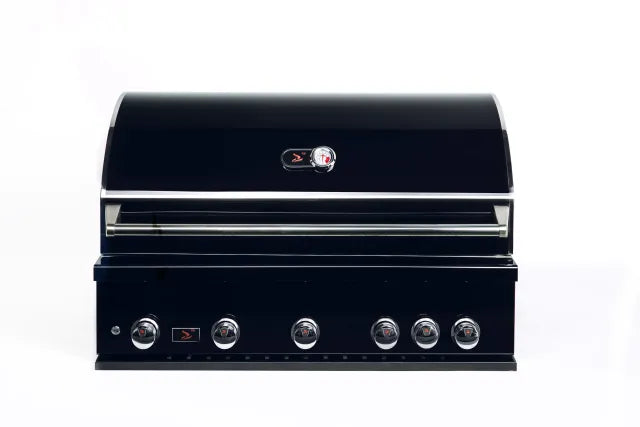 Whistler Burford Black 5 Burner Barbecue with Rotisserie and Weather Cover
