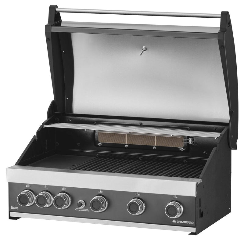 Grandpro by Stoll Aluminum Outdoor Kitchen GrandPro, Green Egg, and Double Drawer Fridge