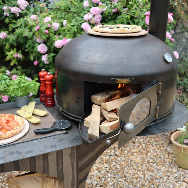 Complete Outdoor Kitchen with Dome Oven