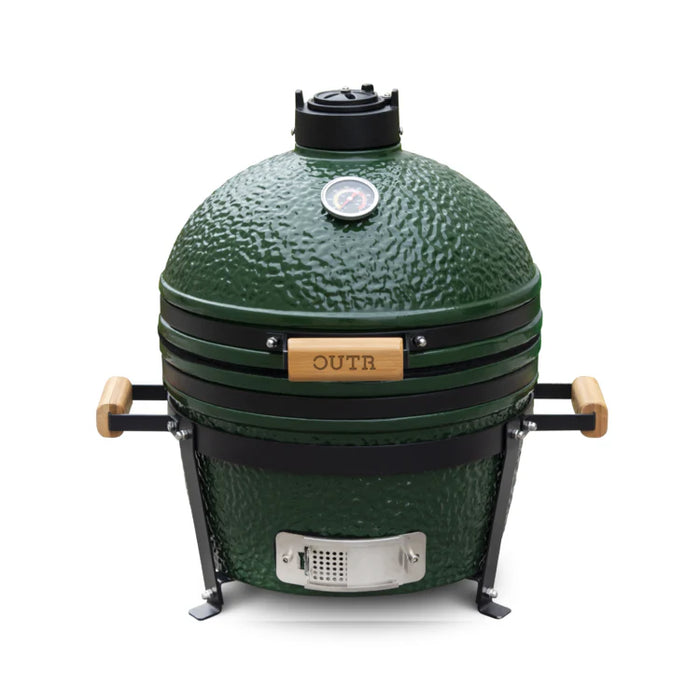 OUTR Medium 40 Kamado Grill in Green