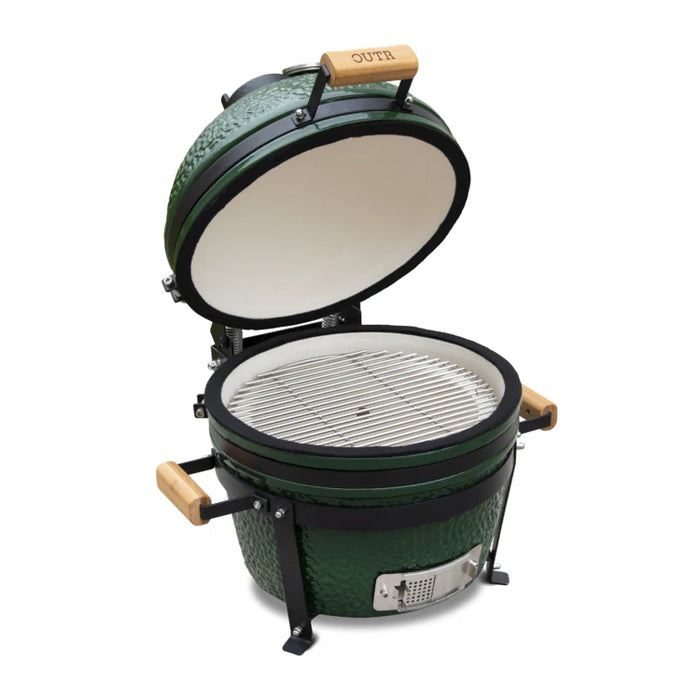 OUTR Medium 40 Kamado Grill in Green