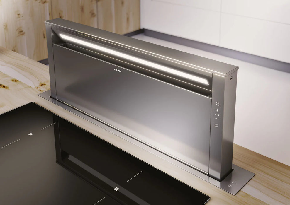 Airforce Downdraft 86cm POP-UP Cooker Hood in Inox Finish