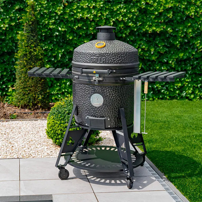 GRLLR Ember PRO 23 Inch Pro Kamado Charcoal Black