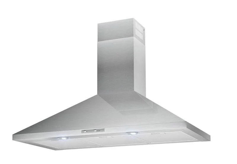 Airforce F0 D2 60cm Chimney style Cooker Hood with LED lights - Stainless Steel