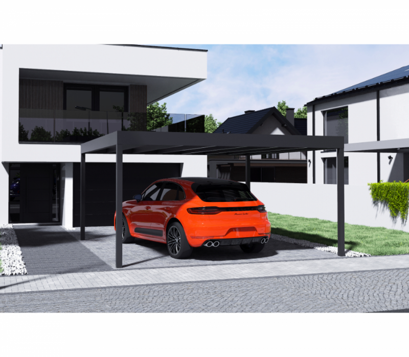 Carport Flat Roof  Width – 6 meters | Depth – 4 meters
