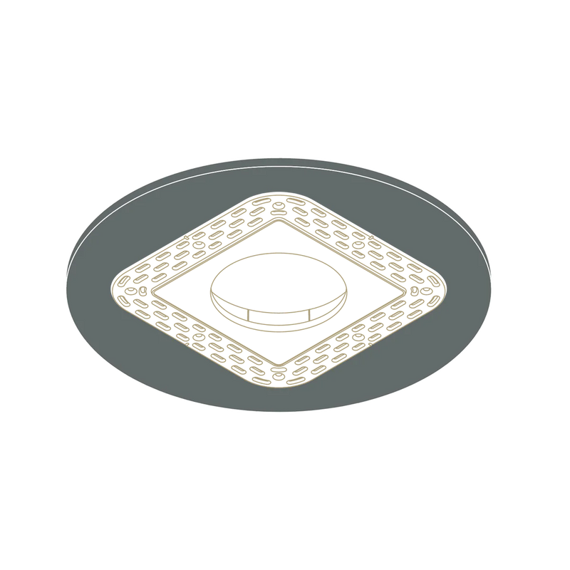 ZUMA Plaster In Frame For Flush Mounted Square Lumisonic/Luminaire (No Zuma Included)