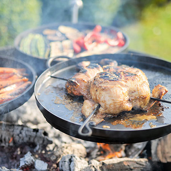 Ring of Logs 120 with Four Swing Arm BBQ Racks