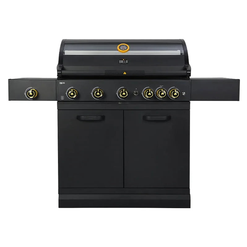 GRLLR Outdoor Kitchen L Shap Sink 5 Burner Fridge and kamado Double Drawer| Full length 4M x 1.7