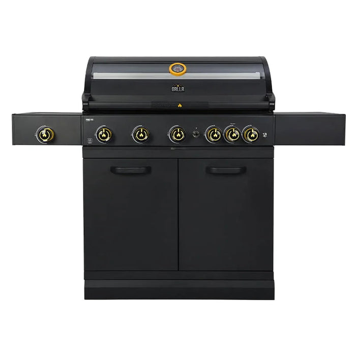 GRLLR Outdoor Kitchen L Shap Sink 5 Burner Fridge and kamado