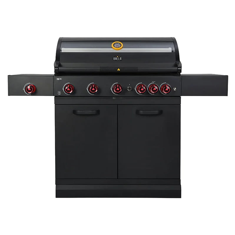 GRLLR Outdoor Kitchen L Shap Sink 5 Burner Fridge and kamado Double Drawer| Full length 4M x 1.7