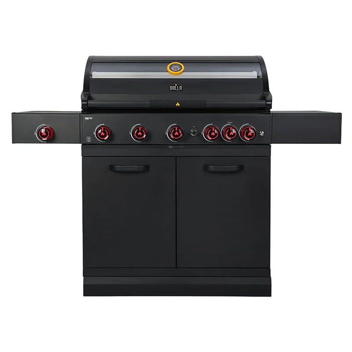 GRLLR Outdoor Kitchen L Shap Sink 5 Burner Fridge and kamado