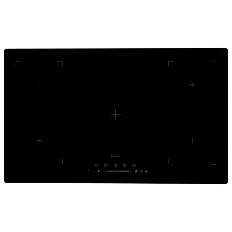 CDA HN9050FR 90cm Five Zone Induction Hob - Black
