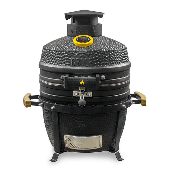 GRLLR Ember Classic 16 Inch Kamado Charcoal Black