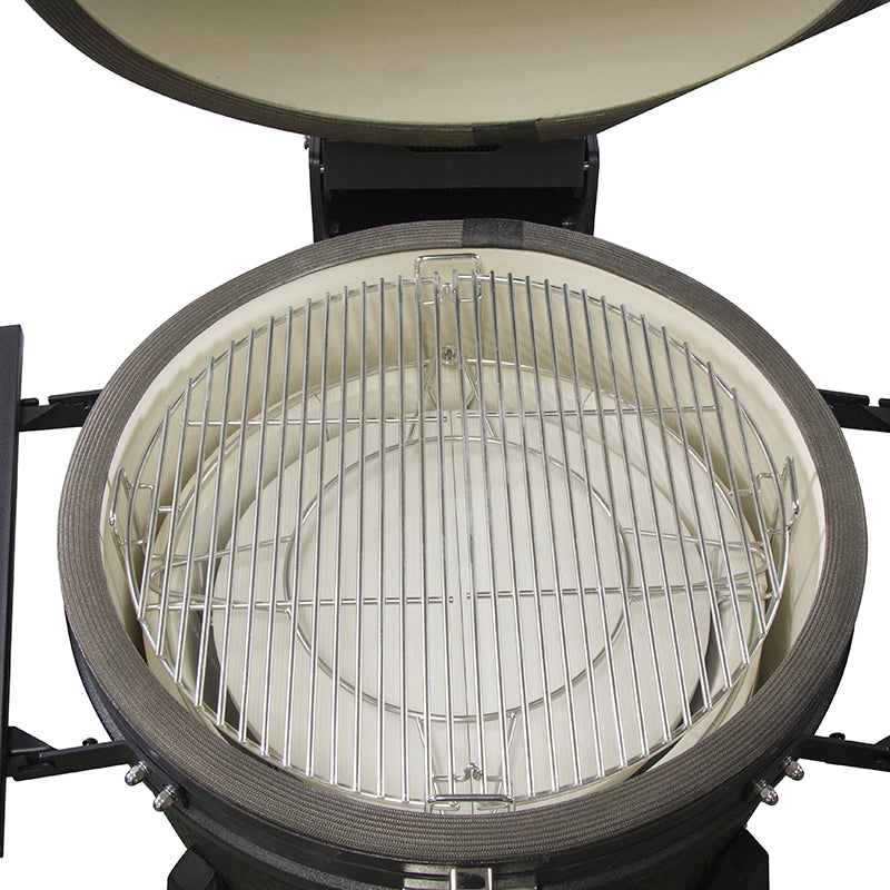 GRLLR Ember Classic 22 Inch Kamado Charcoal Black