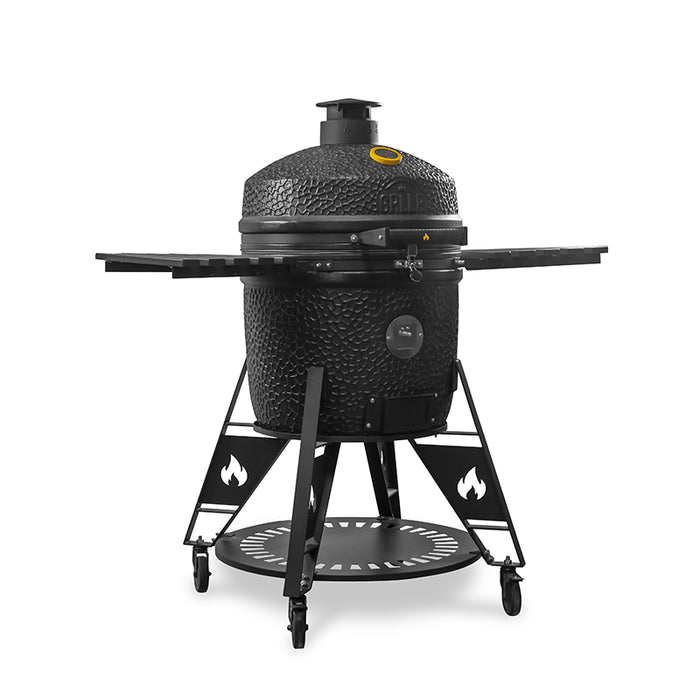 GRLLR Ember PRO 23 Inch Pro Kamado Charcoal Black