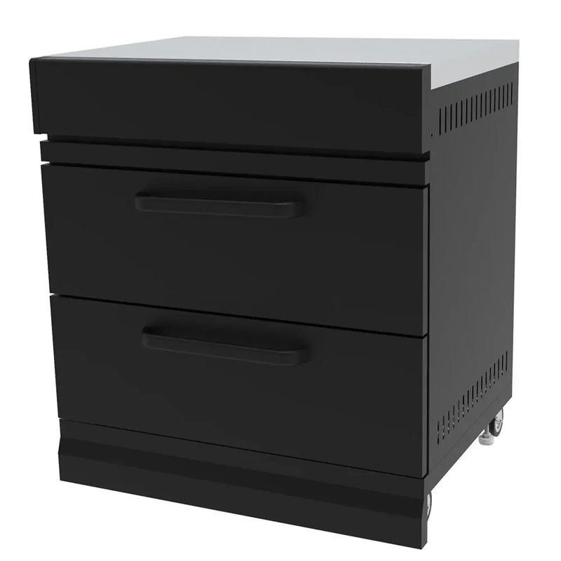 GRLLR Outdoor Kitchen Double Drawer Cabinet | 80cm
