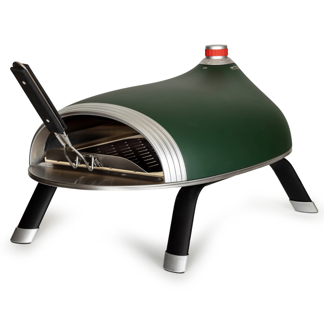 DeliVita Diavolo Gas Fired Pizza Oven in Green