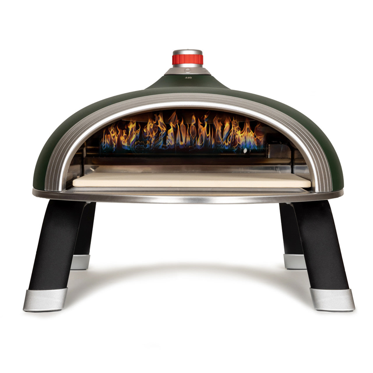 DeliVita Diavolo Gas Fired Pizza Oven in Green