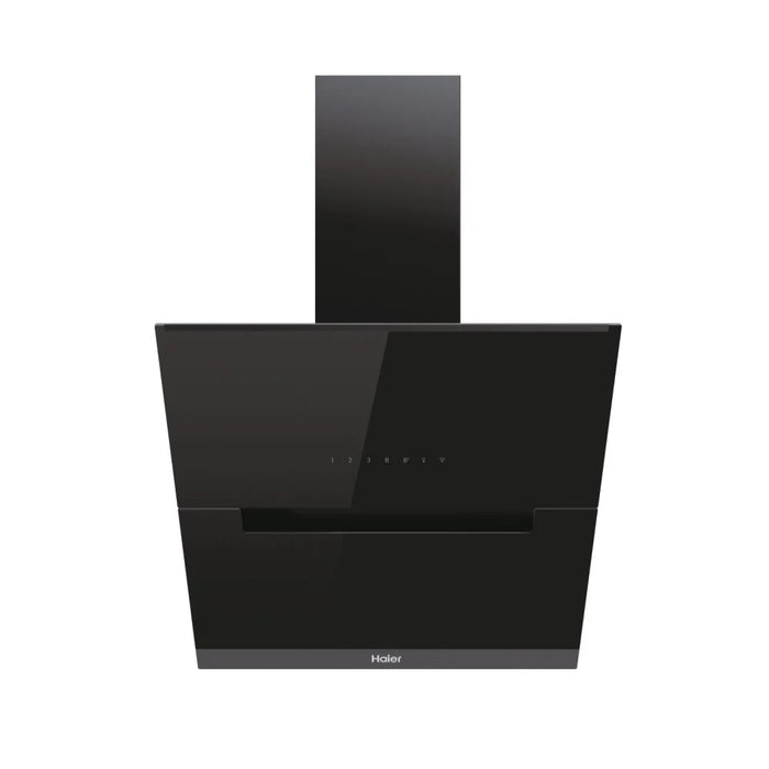 Haier 90cm Series 6 Wall Angled Cooker Hood WIFI in Black