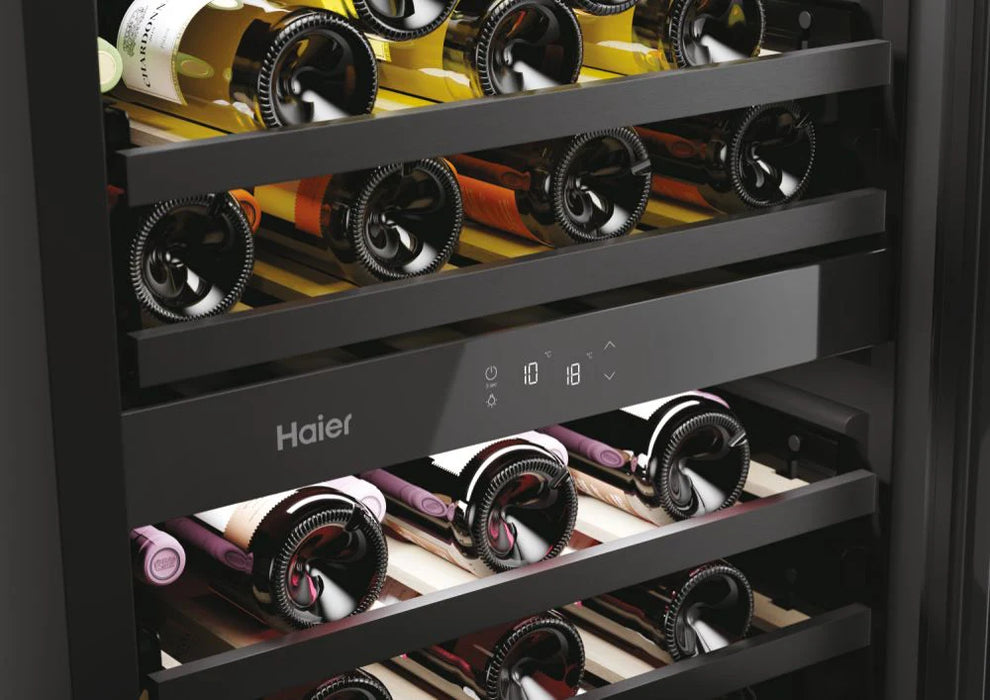 Haier HAKWBD60UK 60cm Built-In Wine Cooler 44 Bottle Capacity