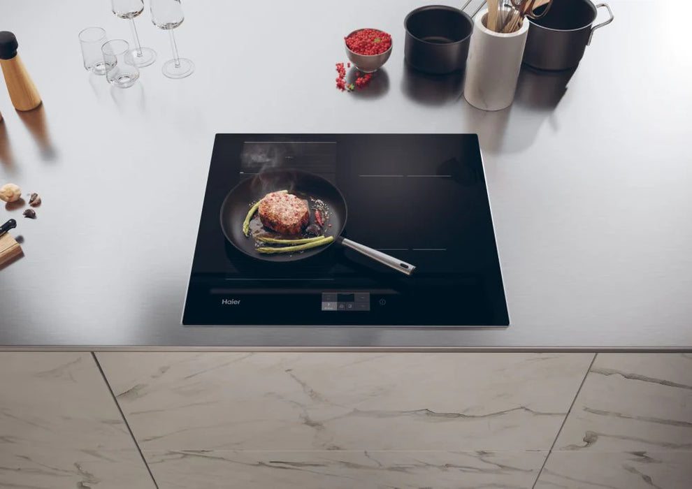 Haier HAMTSJ66TFTCF 60cm Half Flex Induction hob,WIFI I-Touch Coloured Control Interface