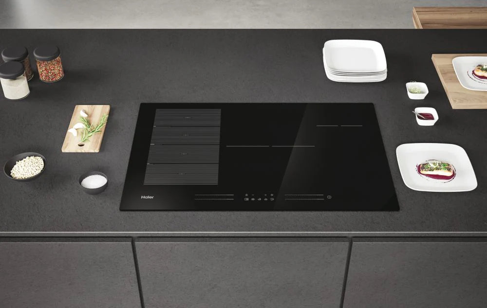 Haier HAMTSJ86MC/1 77cm 6 VariCook WIFI Induction Hob