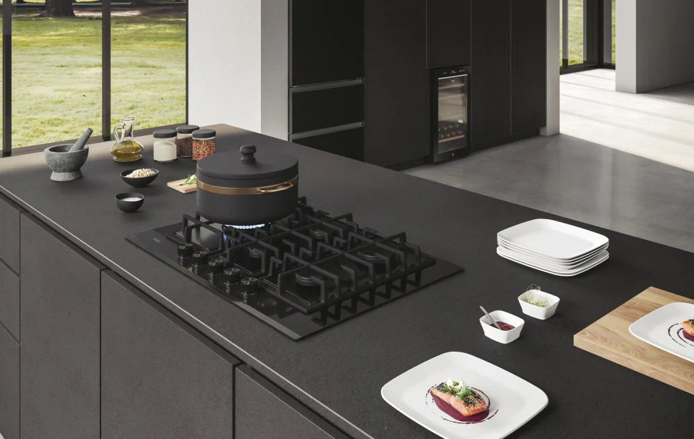 Haier HAVG7WL4HB 75cm 5 Zone Gas on Glass Hob