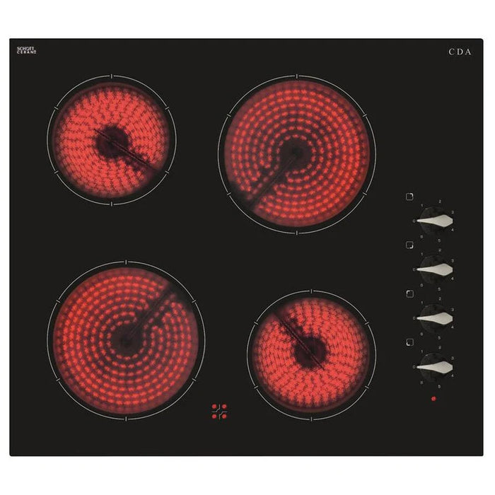 CDA HC6621FR Four zone ceramic hob