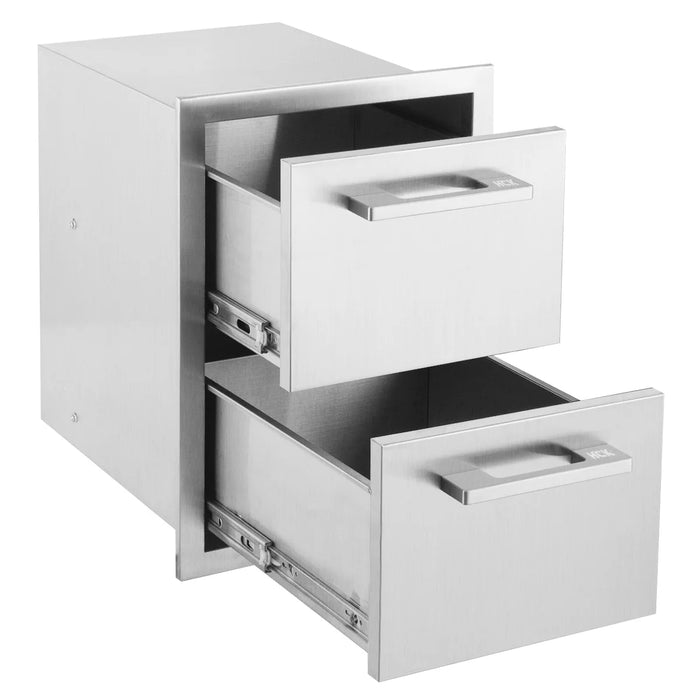 Solid Double Access Drawer