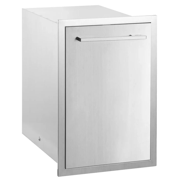 The Alpha Forge Outdoor Kitchen Plancha Grill and Sink Station | 273cm x 60cm Light Oak