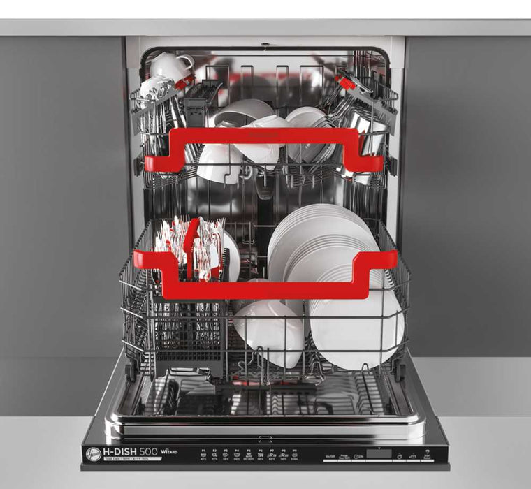 Panel Ready Hoover 60cm Fully Integrated 16 place setting Dishwasher