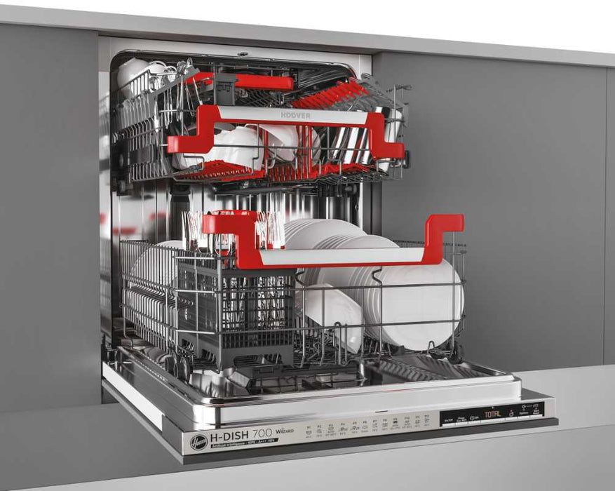 Panel Ready Hoover 60cm Fully Integrated 16 place setting Dishwasher