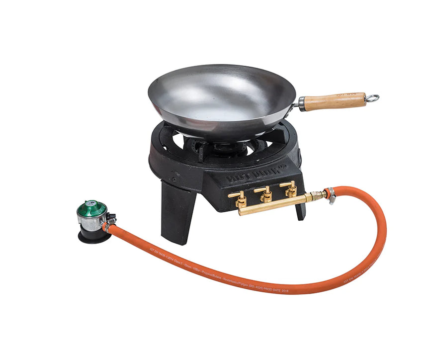 Hot Wok Pro Wok Set 12Kw including 30cm Wok & Hose/Reg