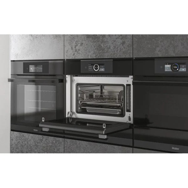 Haier HWO45NM6OXB1 I-Touch Compact Steam Wi-Fi Oven 60cm