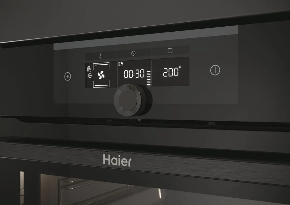 Haier HWO60SM2F3BH I-Turn Series 2 WIFI 60cm Oven - Black