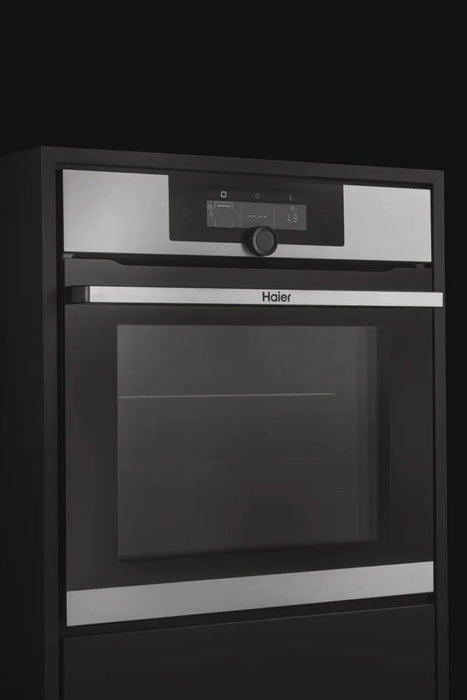 Haier HWO60SM2F9XH Series 2 I-Turn Built-In WIFI Oven with Pyrolytic & Steam Cleaning