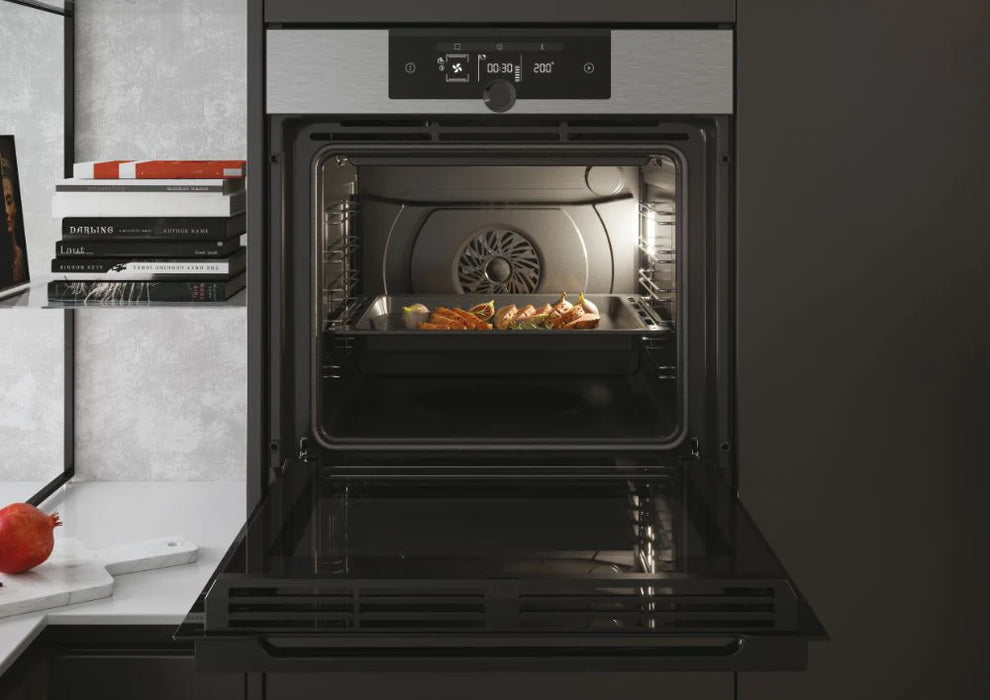 Haier HWO60SM2F9XH Series 2 I-Turn Built-In WIFI Oven with Pyrolytic & Steam Cleaning